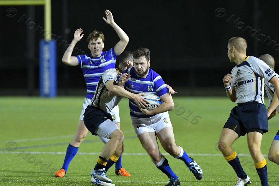 Wheaton Men\'s Rugby vs Mass Maritime.  Photo by Keith Nordstrom